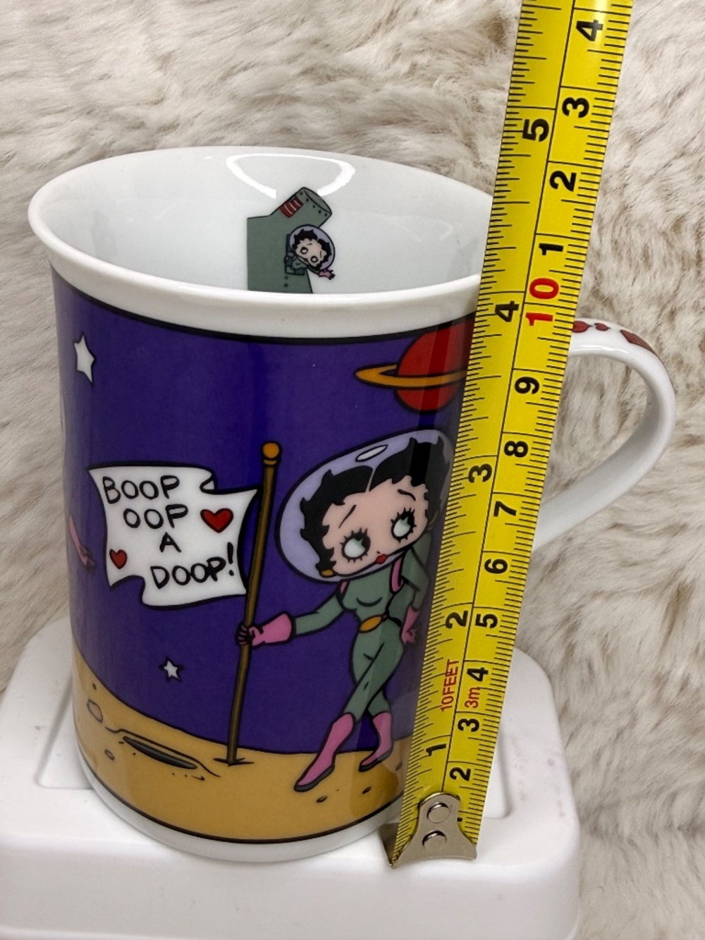 Betty Boop Coffee Cup/Mug "One Small Step For Betty" Astronaut Danbury Mint - Picture 7 of 8